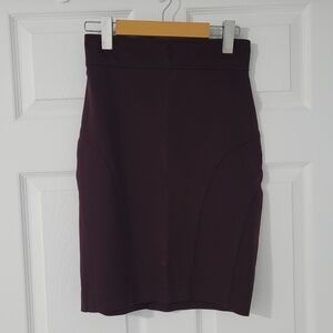 Jacob Maroon Skirt, Size XS